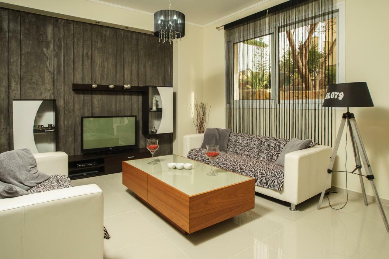 Glaros Beach Apartment Káto Darátsos Eksteriør bilde